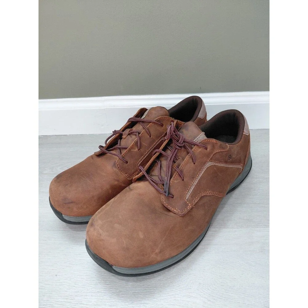 Red Wing Men's Size 13D Brown Leather Steel Toe Work Shoes SD 6708 Oil Resistant